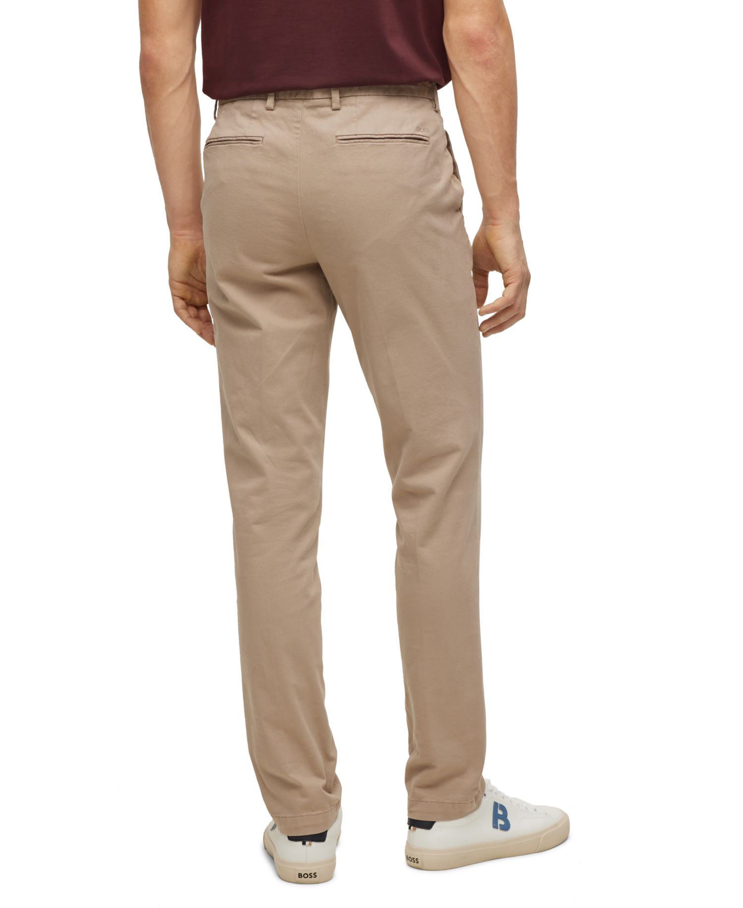Men's Stretch-Cotton Gabardine Slim-Fit Chinos