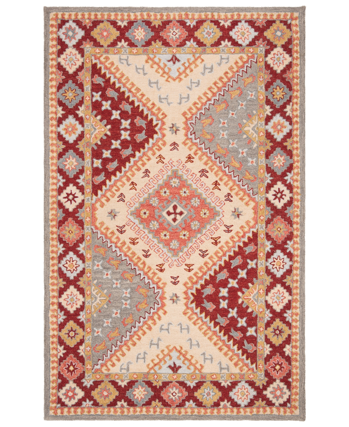 Safavieh Aurora APN801 6' x 9' Area Rug - Red, Ivory