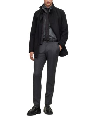 BOSS by Hugo Boss Men's Relaxed-Fit Coat - Macy's
