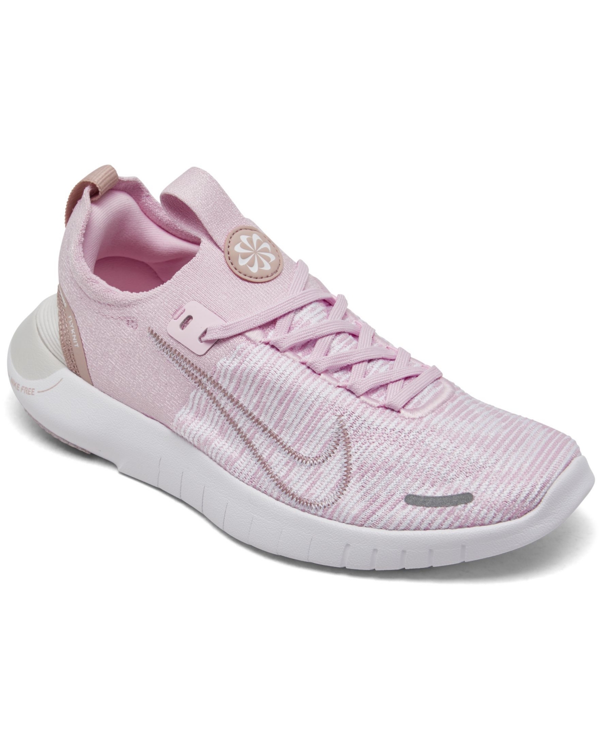 Nike Women s Free Run Flyknit Next Nature Running Sneakers from Finish Line Guava Ice Earth Smart Closet