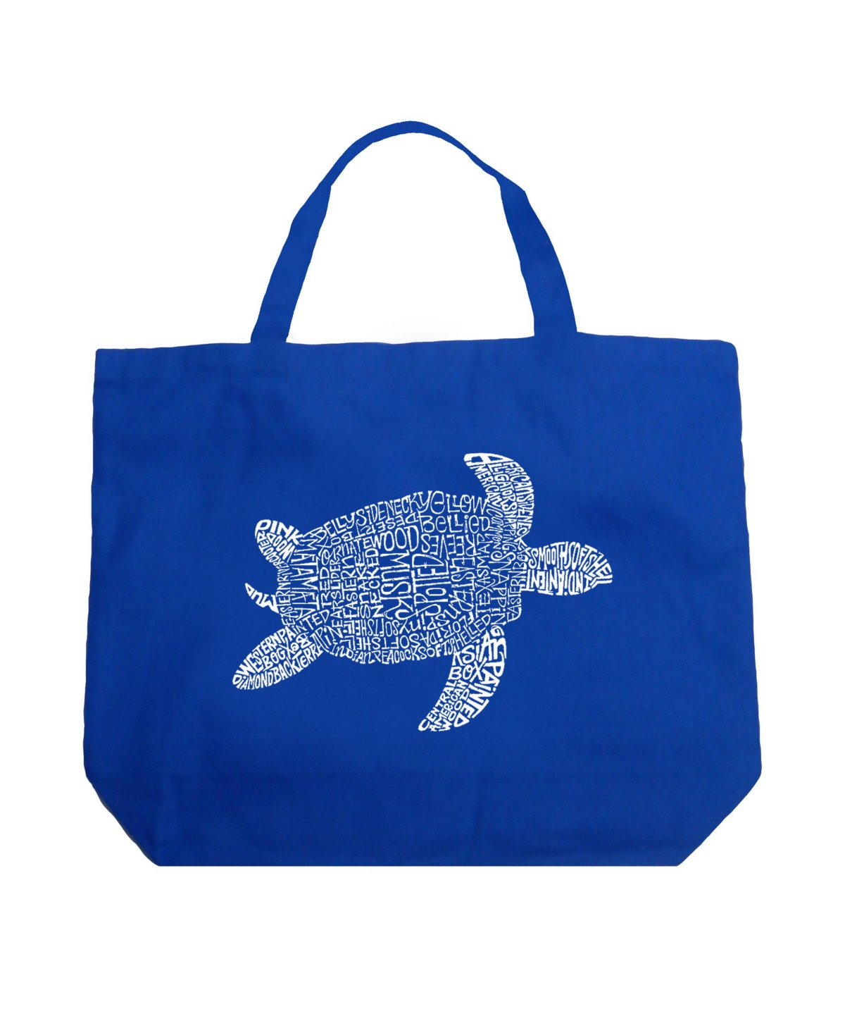 Turtle - Word Art Tote Bag