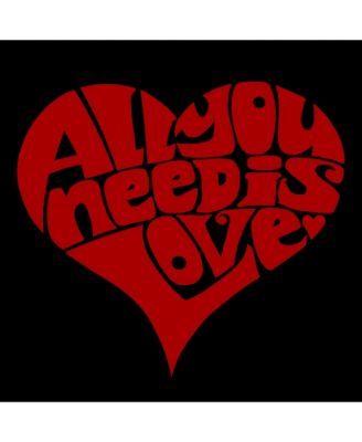 All You Need Is Love - Small Word Art Tote Bag 2590₽