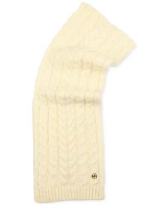 Women's Moving Cables Knit Scarf