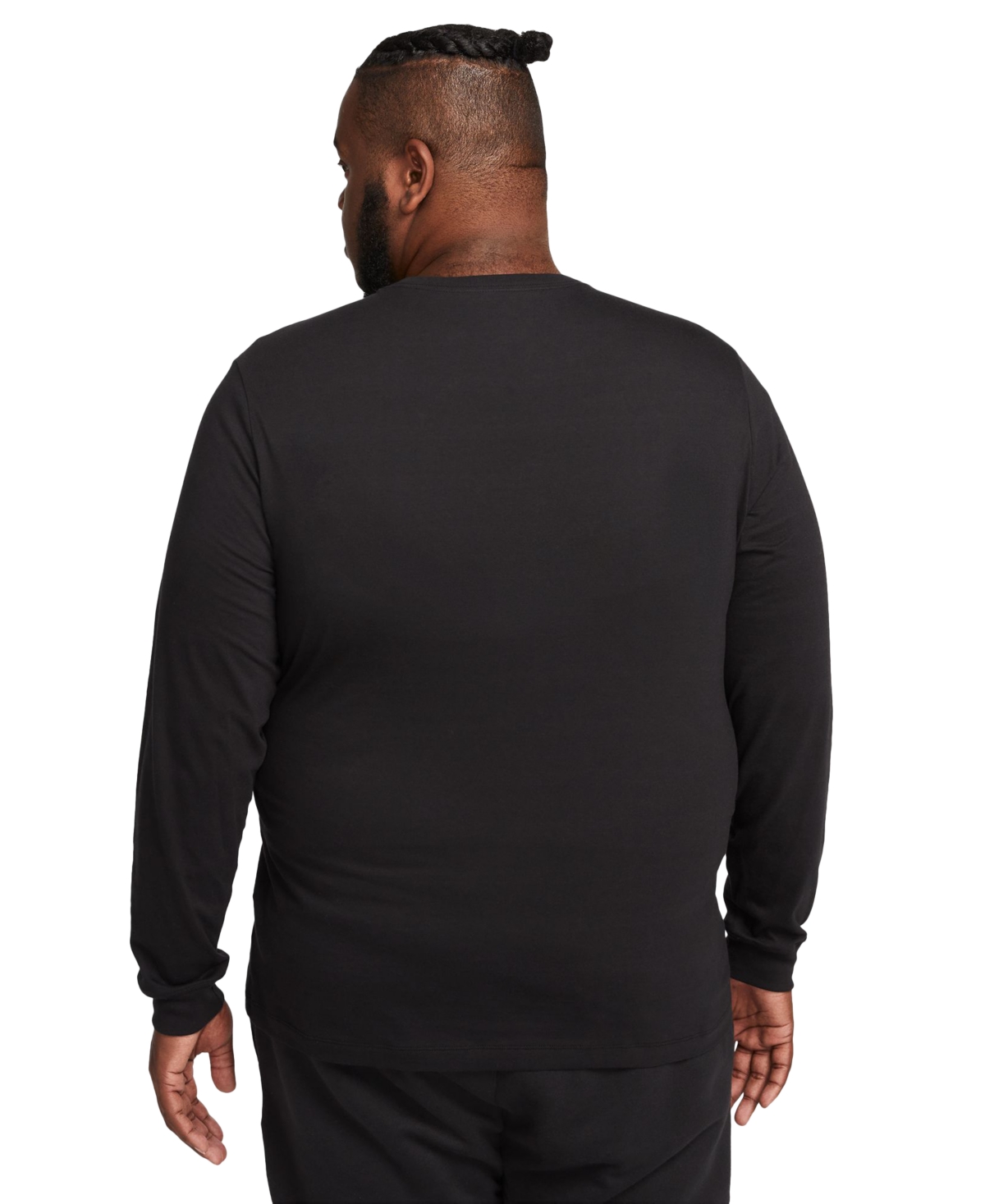 Nike Men's Sportswear Relaxed Fit Long-Sleeve Swoosh Logo T-Shirt