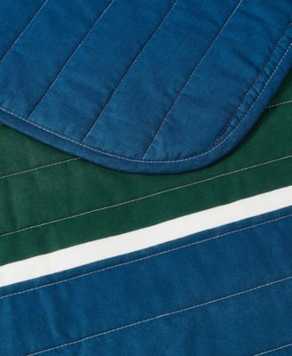 Knots Cove Cotton Reversible 3 Piece Quilt Set, King