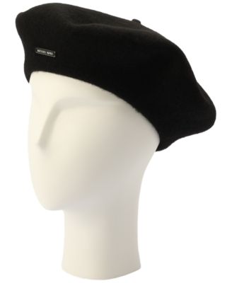Women's Bar Logo Felt Beret Hat
