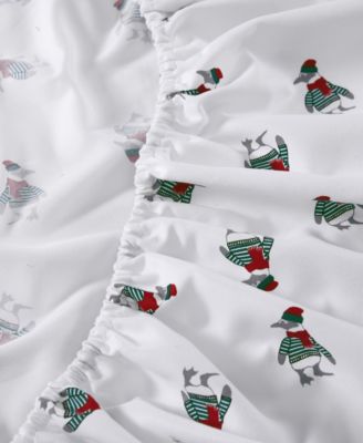 CLOSEOUT! Printed Flannel 4-Pc. Sheet Set, King