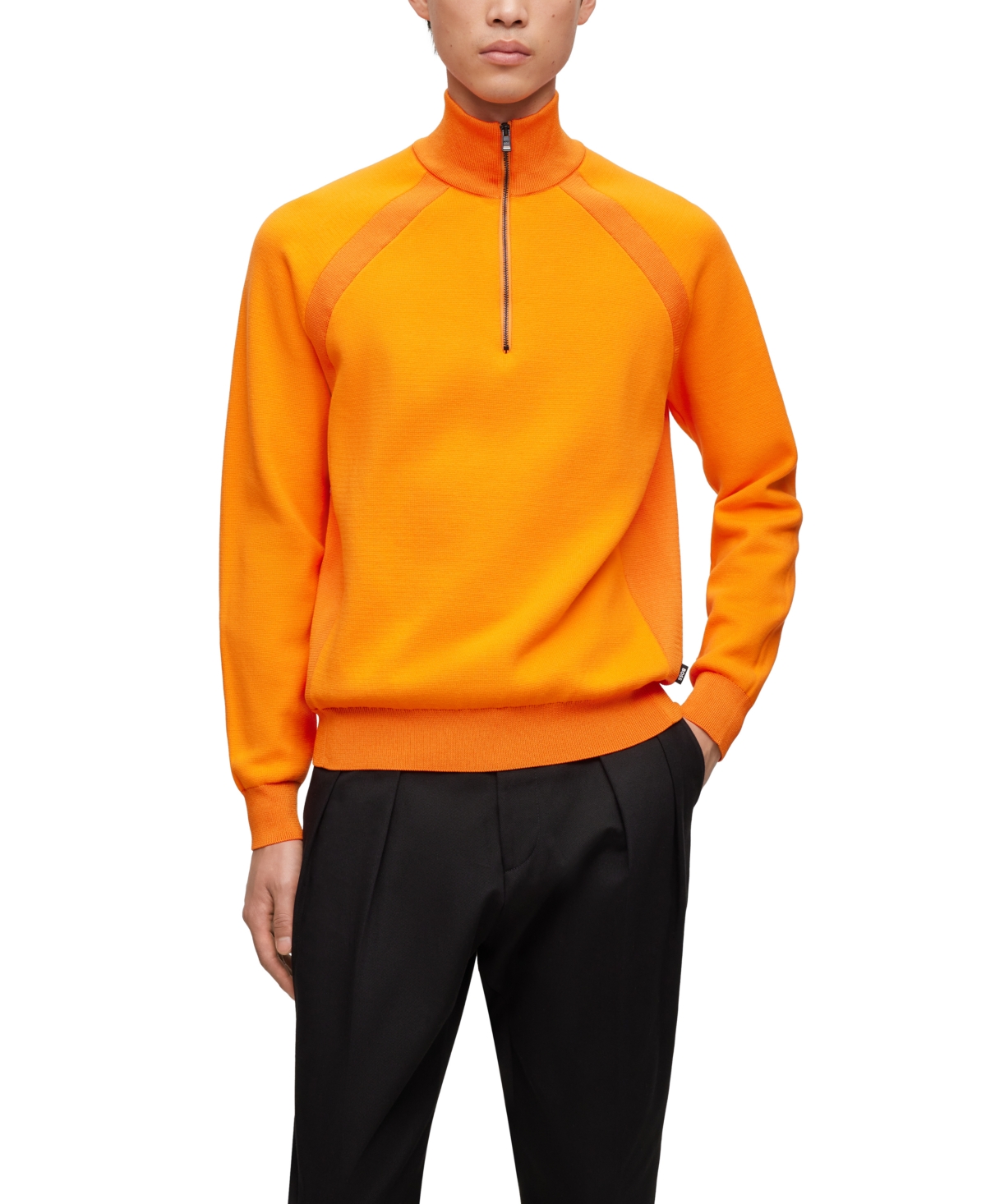 Hugo boss sweatshirt orange clearance