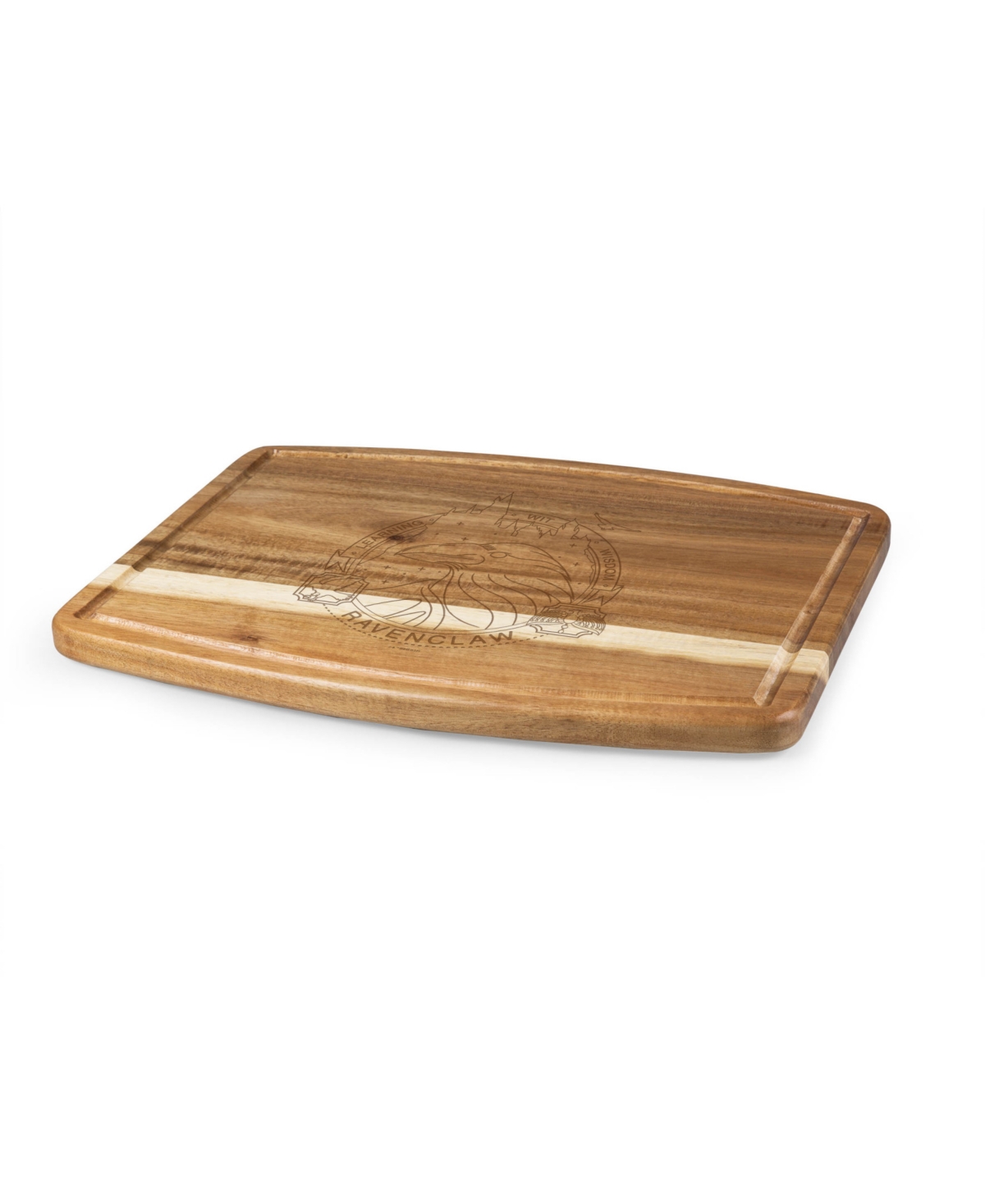 Shop Toscana Harry Potter Ravenclaw Ovale Acacia Cutting Board In Acacia Wood