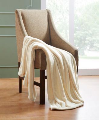 Wrinkle Resistant Plush Fleece Throw, 50" x 60"
