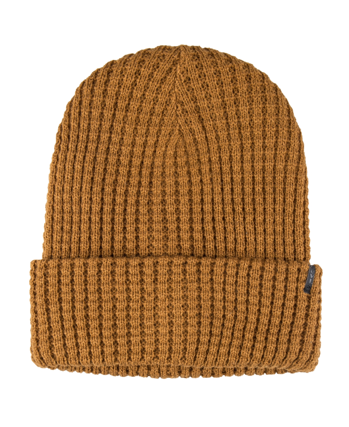 Men's Two-In-One Reversible Waffle Knit Beanie - Tan