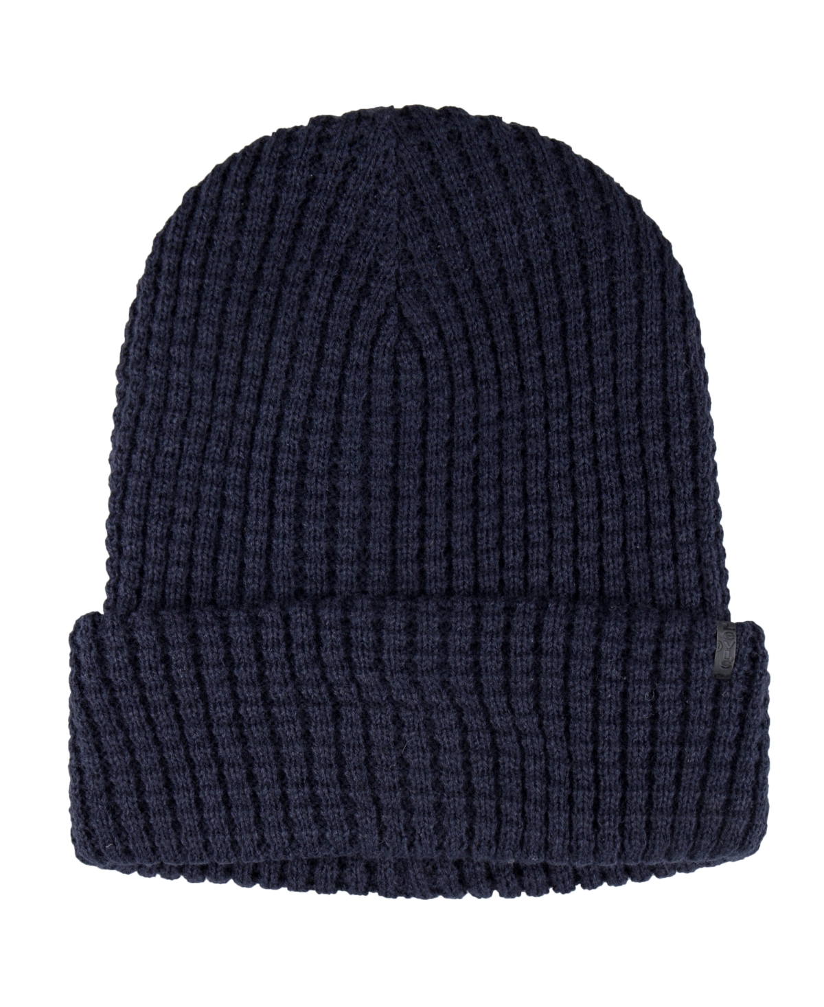 Levi's Men's Two-in-one Reversible Waffle Knit Beanie In Navy