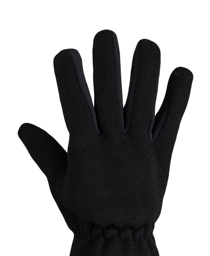 Levi's Men's Touchscreen Heathered Knit Gloves with Stretch Palm Macy's