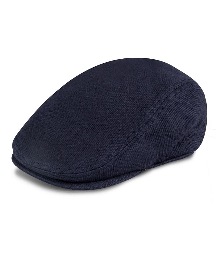 Levi's Men's Stretch Knit Flat Top Ivy Cap with Sherpa Fleece Lining ...