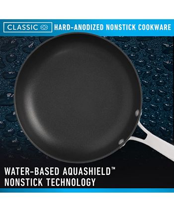 Calphalon Classic Hard Anodized Nonstick 2Pc 8 & 10 Inch Frying Pan Set,  Grey & Reviews