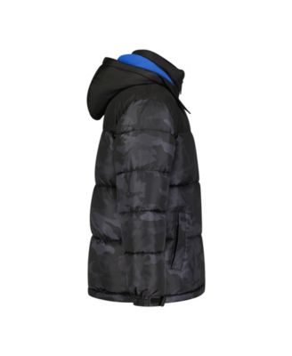 Minus Zero Big Boys Color Block Puffer Coat