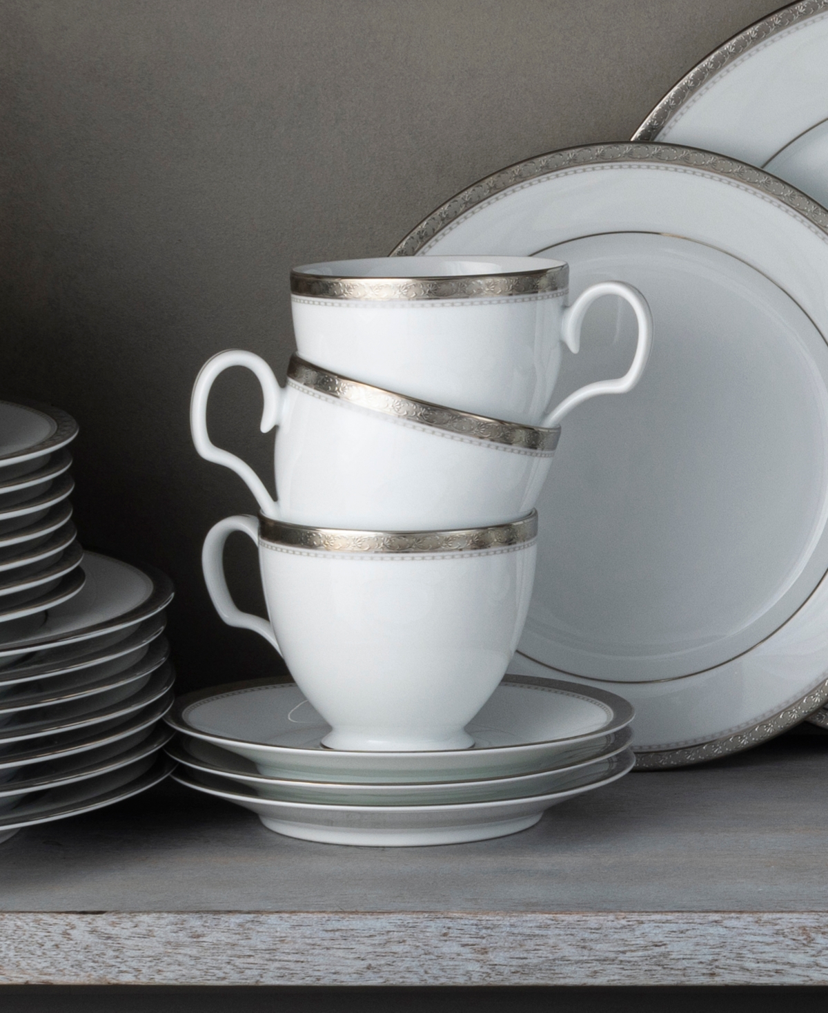 Noritake Charlotta Platinum 4 Piece 6