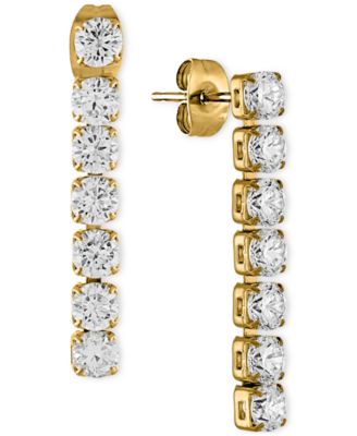 Tennis Drop Earrings