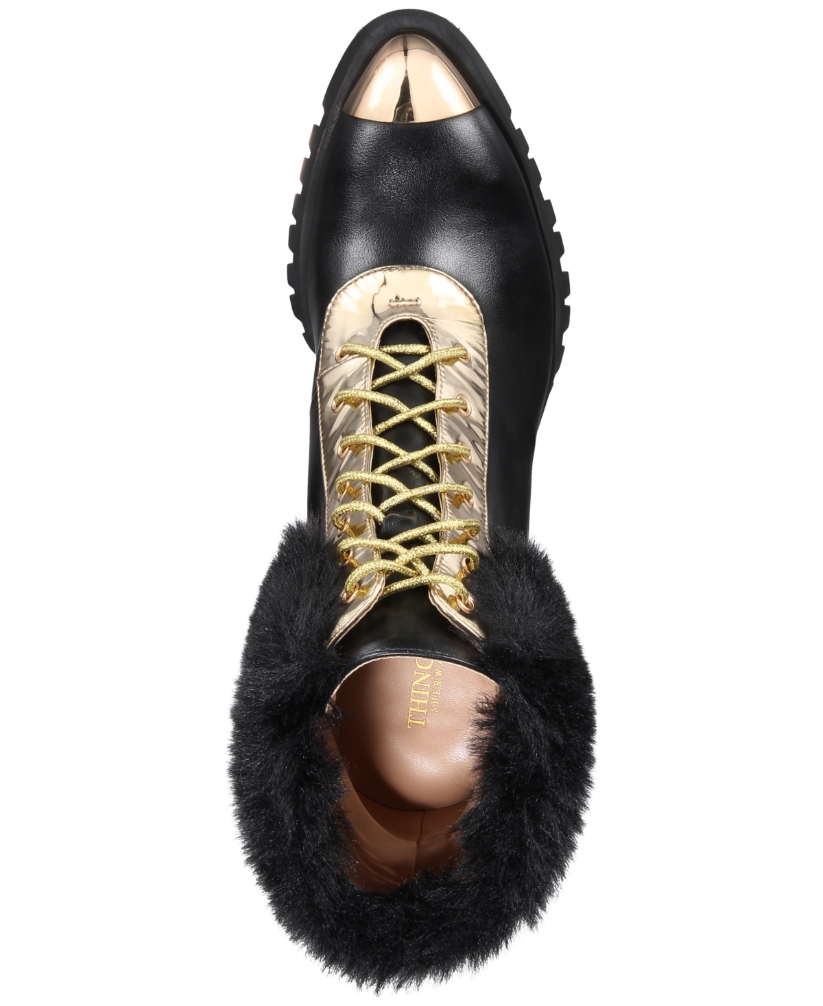 Shop Things Ii Come Women's Maliyana Luxurious Lace-up Embellished Block-heel Booties In Black