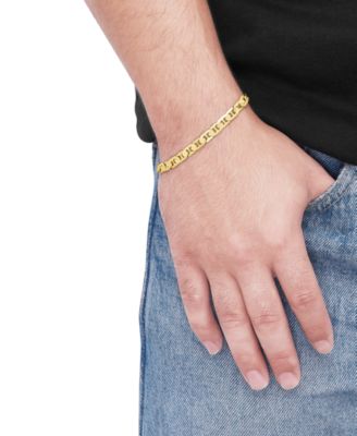 Men's Polished Mariner Link Chain Bracelet