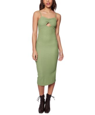 Lost + Wander - Women's Agave Nectar Knit Midi Dress