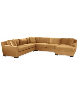 CLOSEOUT! Marristin 148" 4-Pc. Fabric Chaise Sectional, Created for Macy's