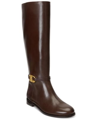 【LAUREN RALPH LAUREN】BRIDGETTE レザー ロングブーツ Lauren Ralph Lauren Women's Bridgette Buckled Riding Boots