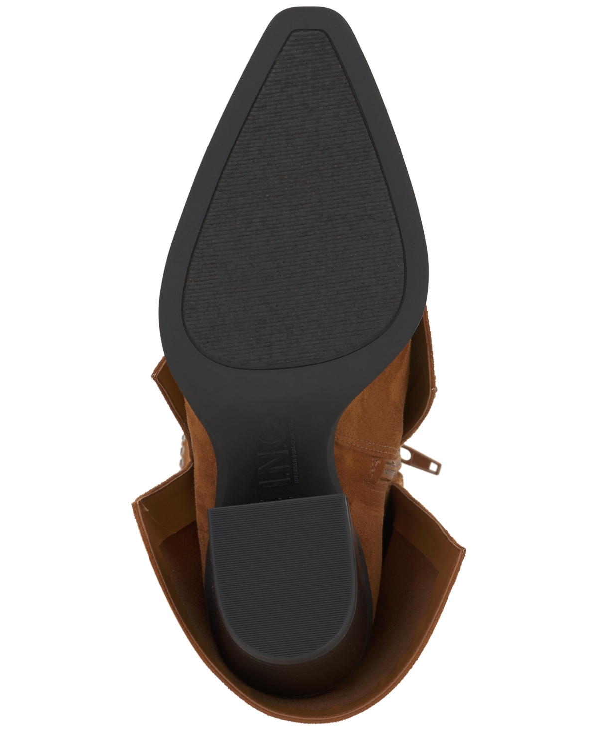 I.n.c. International Concepts Women's Jadiza Fold-Over Cuffed Cowboy Boots, Created for Macy's