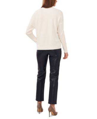 Women's Cozy Crewneck Long-Sleeve Extend-Shoulder Sweater