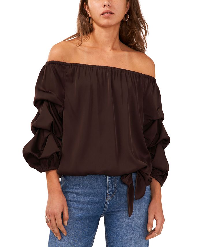 Vince camuto bubble sleeve sweater on sale