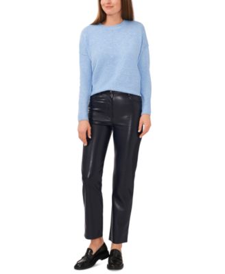 Women's Cozy Crewneck Long-Sleeve Extend-Shoulder Sweater