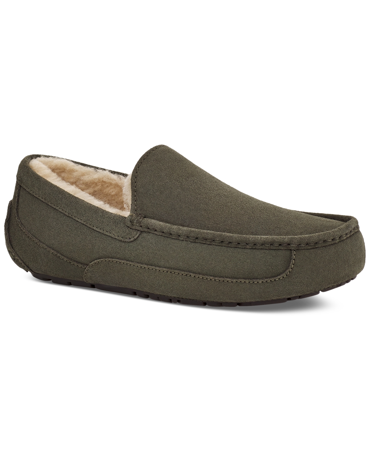 Ugg Ascot Slipper Cozy Fleece Lined Athleisure Casual Sports Shoe Gray In Forest Night