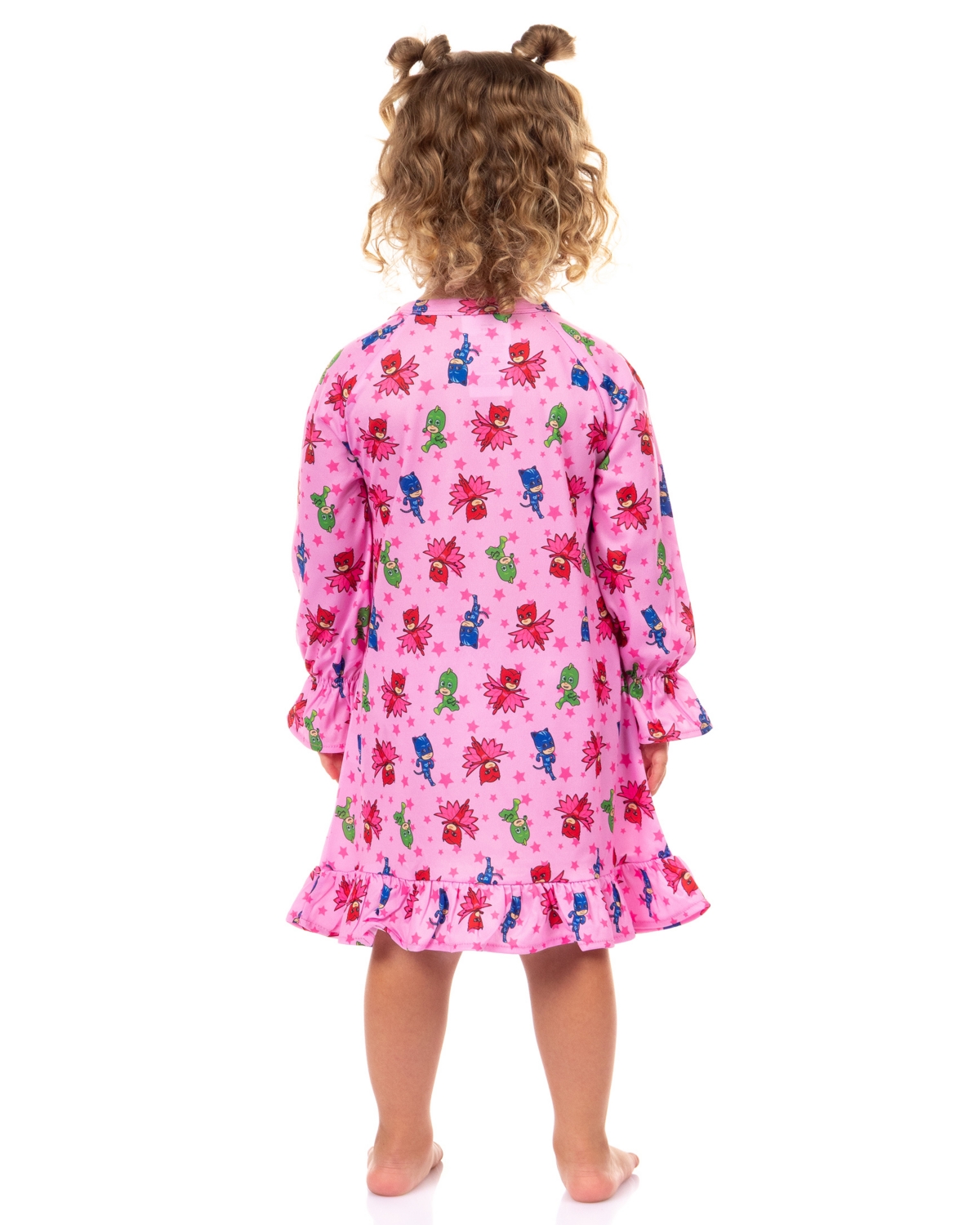 Pj Masks Toddler Girls Gekko Catboy Owlette Characters Sleep Pajama Nightgown