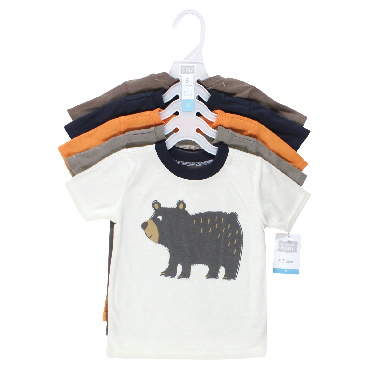 Hudson Baby Baby Boys Short Sleeve T-Shirts,- Woodland