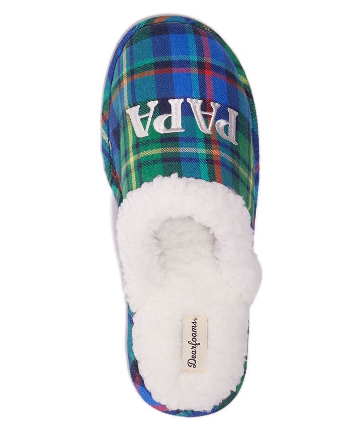 Papa bear hotsell plaid slippers