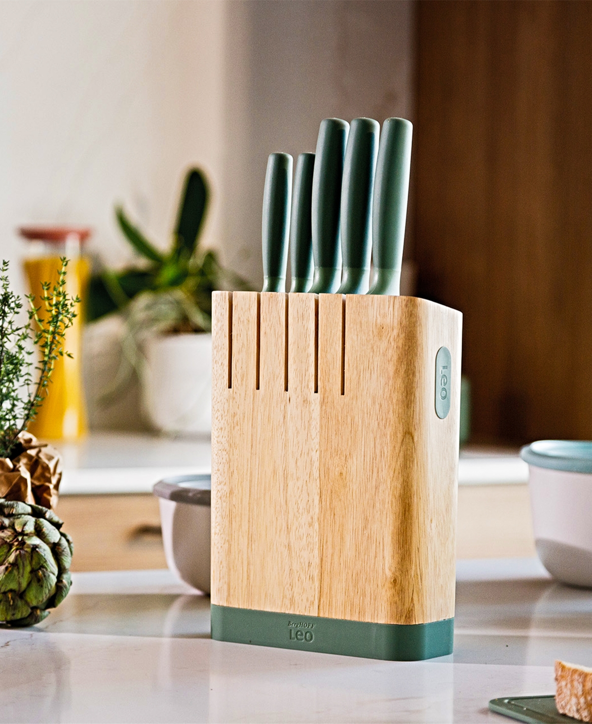 BergHOFF Leo Stainless Steel 6 Piece Knife Set - Beige