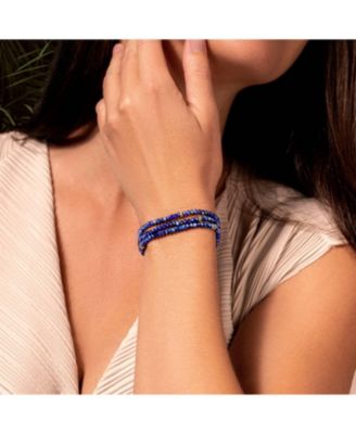 Peaceful Heart Lapis Lazuli Wrap Bracelet