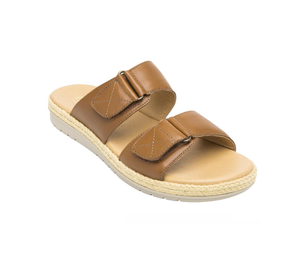 Flexi Women s Leather Two-Strap Sandals By