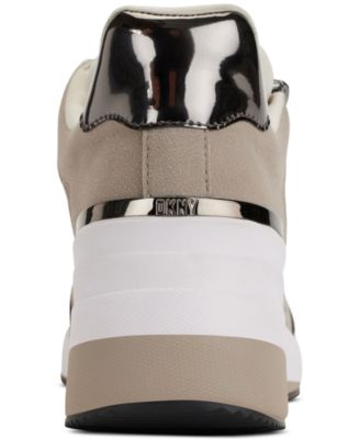 Kaden Lace-Up Zip Wedge Sneakers