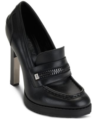 DKNY - Juliane Slip-On Zipper Loafer Pumps