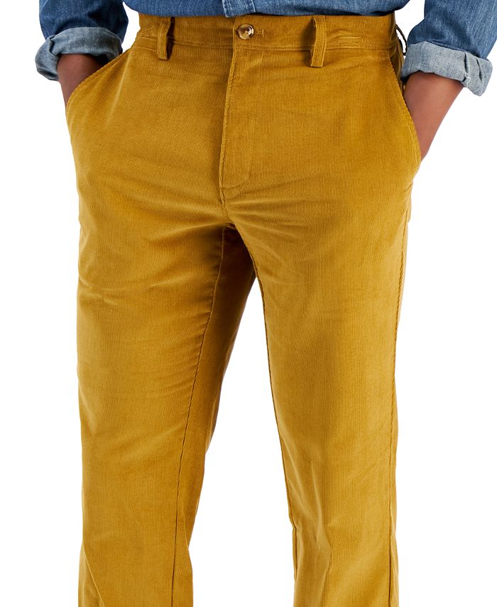 CLUB ROOM Two-pleat Corduroy Pants for Men, Size W32 cotton Charcoal Vintage Second Hand main image 0