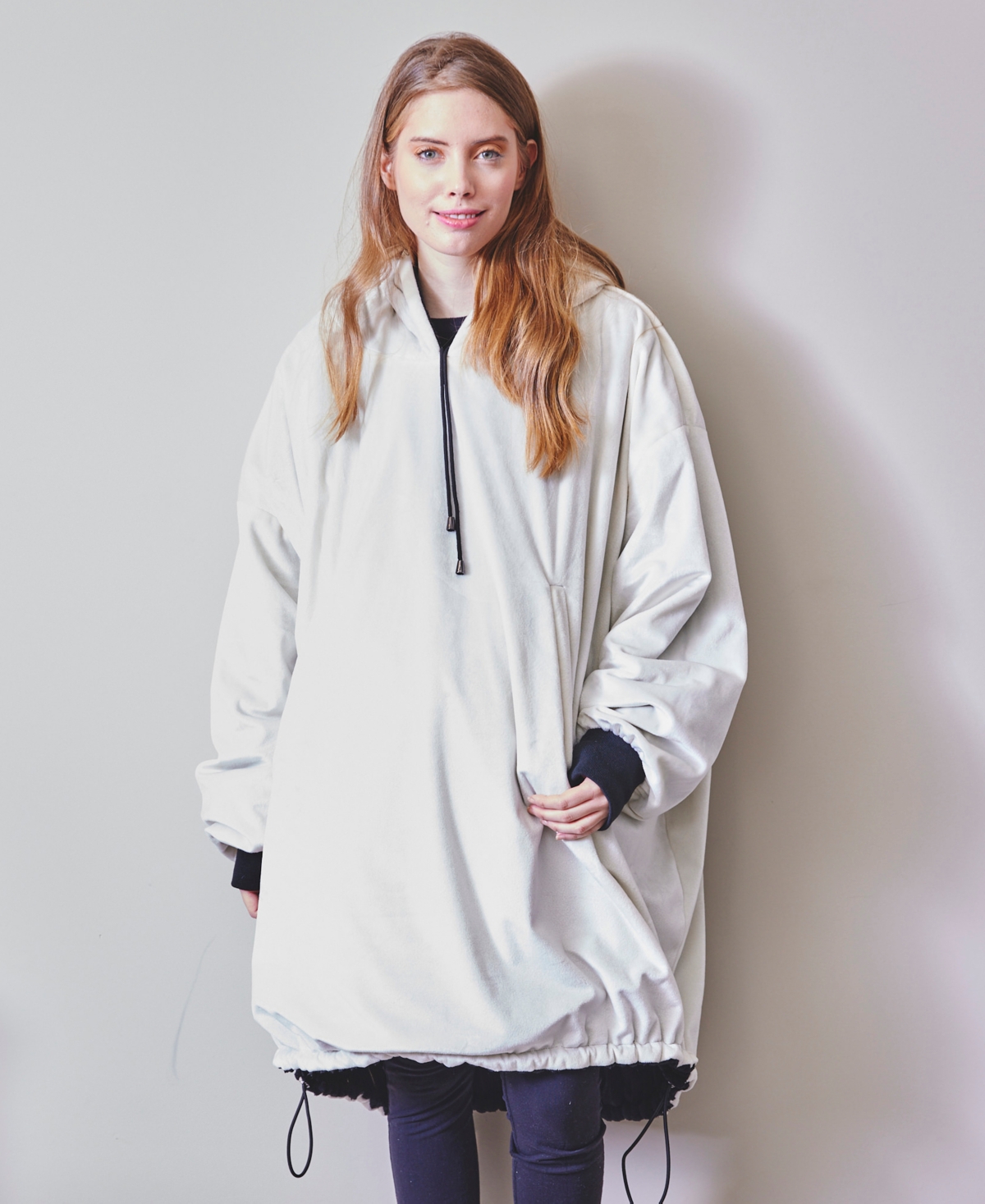 Nestl Oversized Wearable Reversible Color Blanket, 38