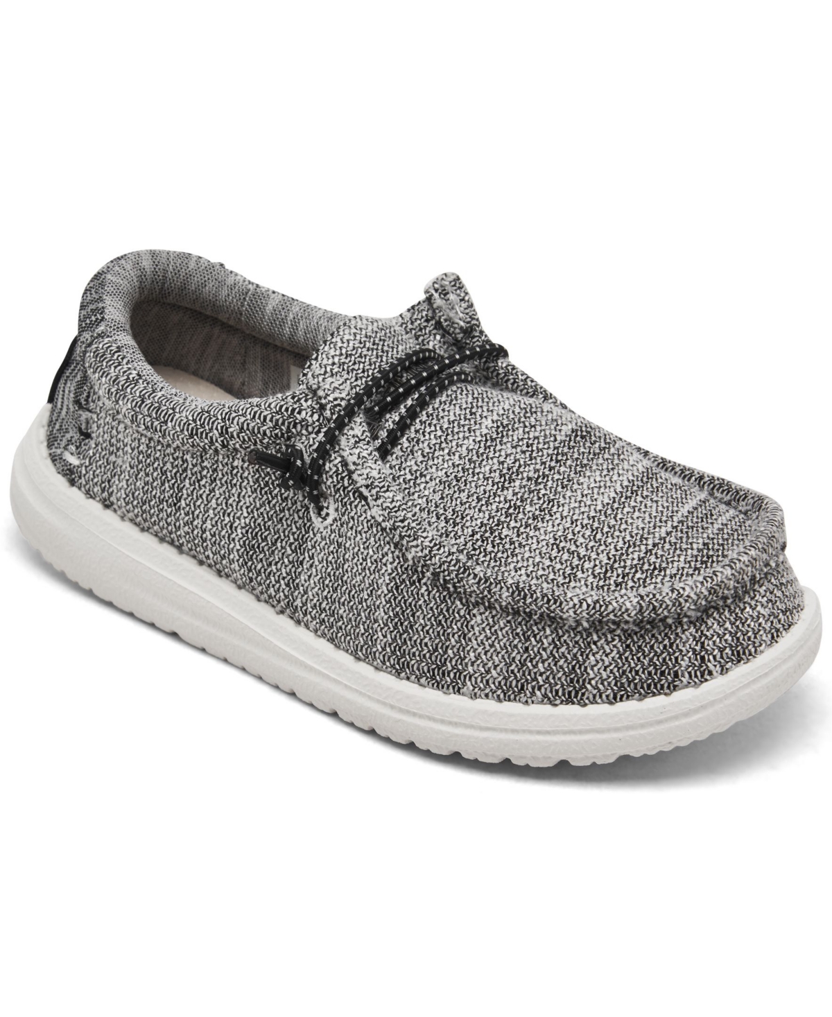 Hey Dude Little Kids Wally Stretch Casual Moccasin Sneakers From Finish Line In Gray,ying Yang