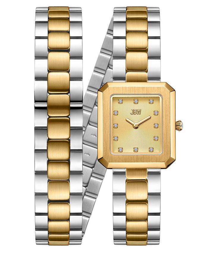 Women s Arc Double Stainless Steel Bracelet Watch 23mm x 25mm