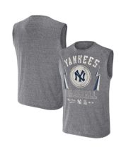 Lou Gehrig New York Yankees Majestic Threads Cooperstown Collection Name &  Number Tri-Blend 3/4-Sleeve T-Shirt - Gray/Navy