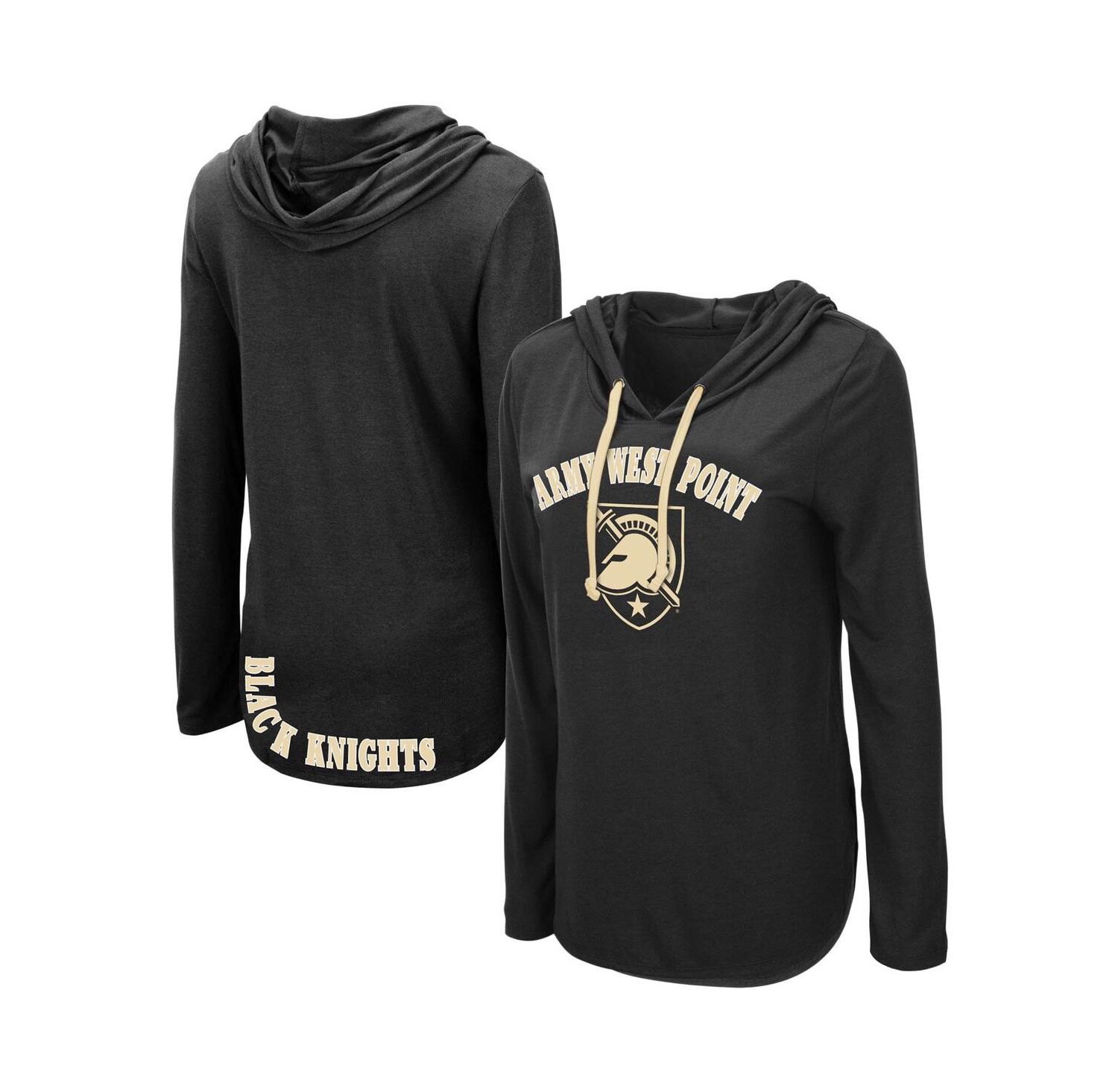 Women's Black Army Black Knights My Lover Lightweight Hooded Long Sleeve T-shirt