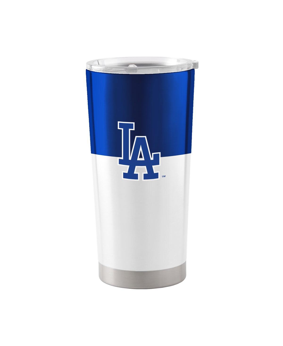 Logo Brands Los Angeles Dodgers 20 oz Colorblock Stainless Tumbler In Blue,white