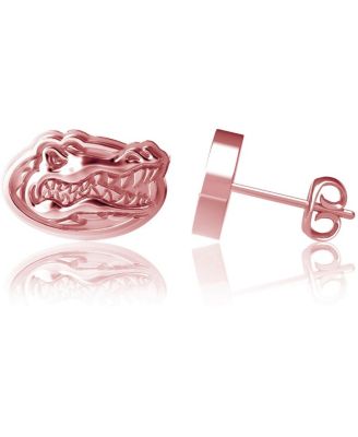Womens Dayna Designs Florida Gators Rose Gold Post Earrings 7790₽