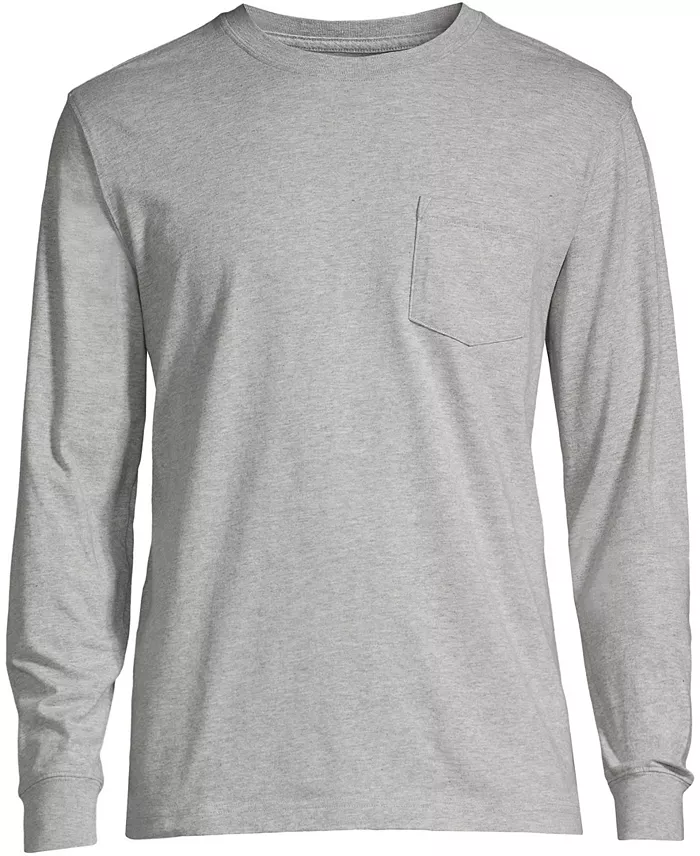 Big & Tall Super-T Long Sleeve T-Shirt with Pocket - thumbnail 4