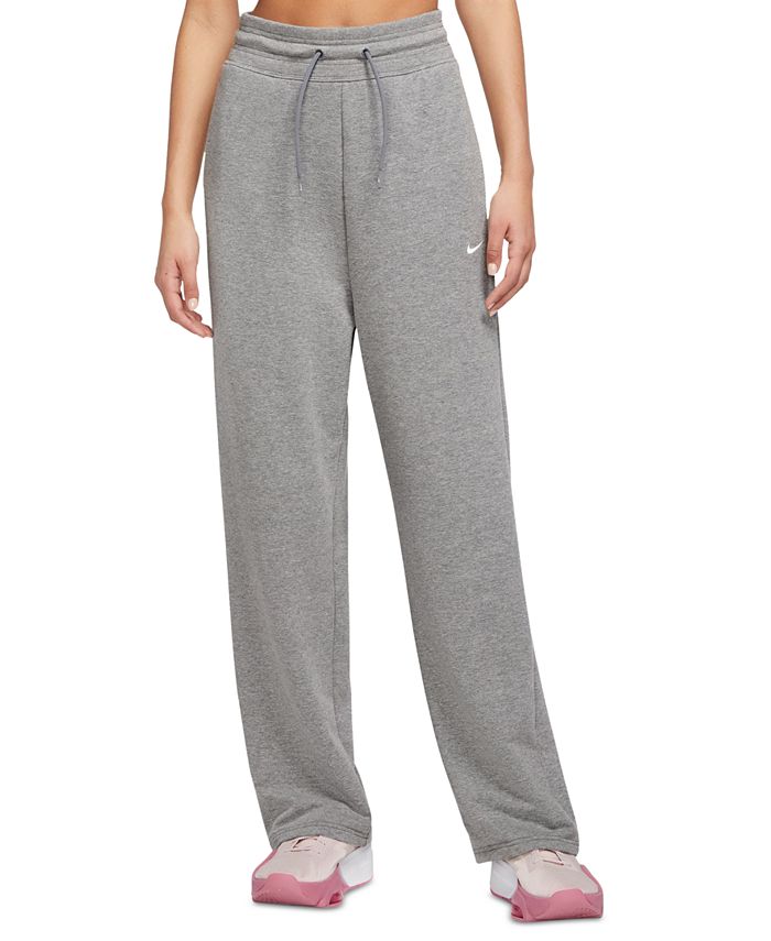 Women's Dri-FIT One French Terry High-Waisted Open-Hem Sweatpants